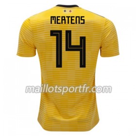 Maillot de Foot Belgique Mertens 14 Exterieur Coupe du monde 2018